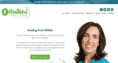 Desktop Screenshot of healthfuldirection.com